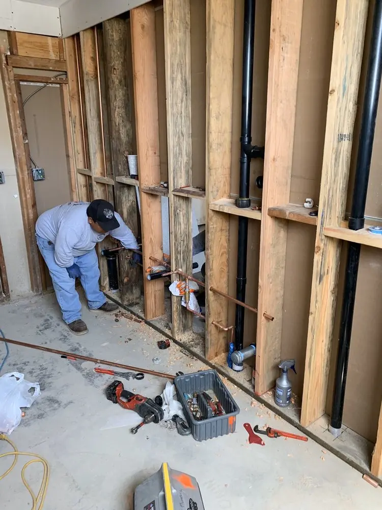 Commercial rough-in plumbing for Water Heater Replacement in Airport-Pines Road